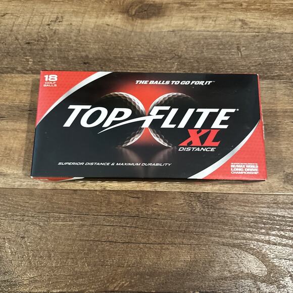 Top Flite XL Distance Golf Balls 18-Pack White Maximum Durability NEW - Picture 1 of 4
